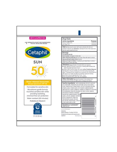 P55348-0 Tube Cetaphil Sun Spf 50 Lotion 3oz (P55348 0 Tube Cetaphil Sun Spf 50 Lotion 3oz)